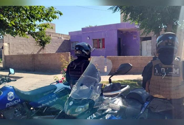 Allanamiento en el barrio Emilio Bestani por robo de bicicletas