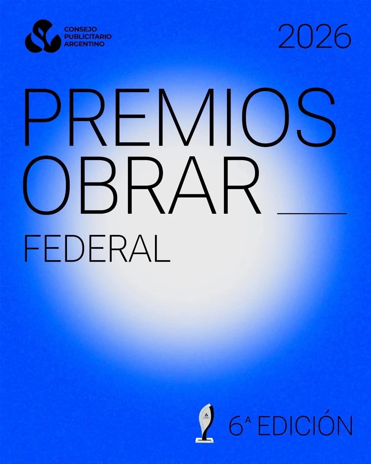 Extienden la inscripción para los Premios Obrar Federal 2026