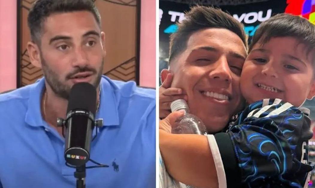El hijo de Enzo Fernandez le dio una leccion de futbol a Nico Occhiato