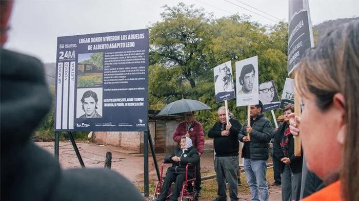 Señalizaron un sitio de memoria en homenaje a Marcela Brizuela y Alberto Ledo
