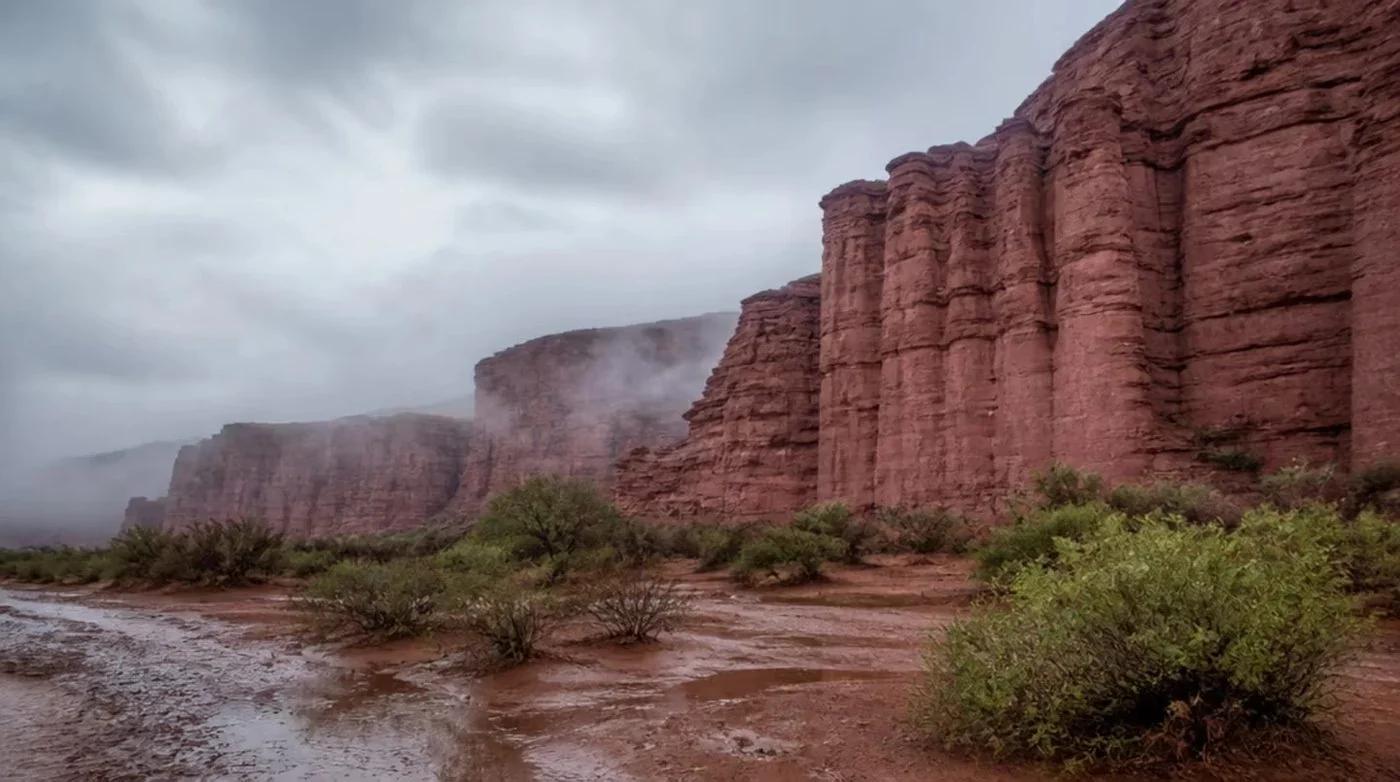 Fin de semana largo en Talampaya: viento y cambios de temperatura