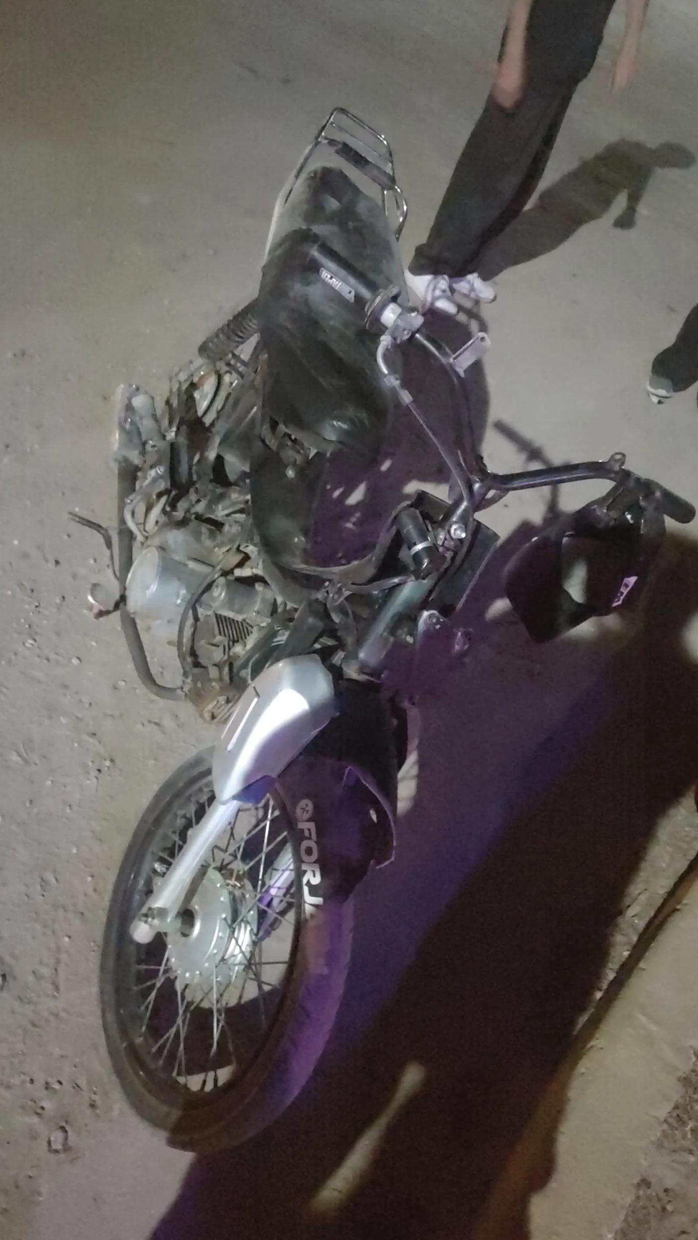 Choque de motos en el barrio Francisco I