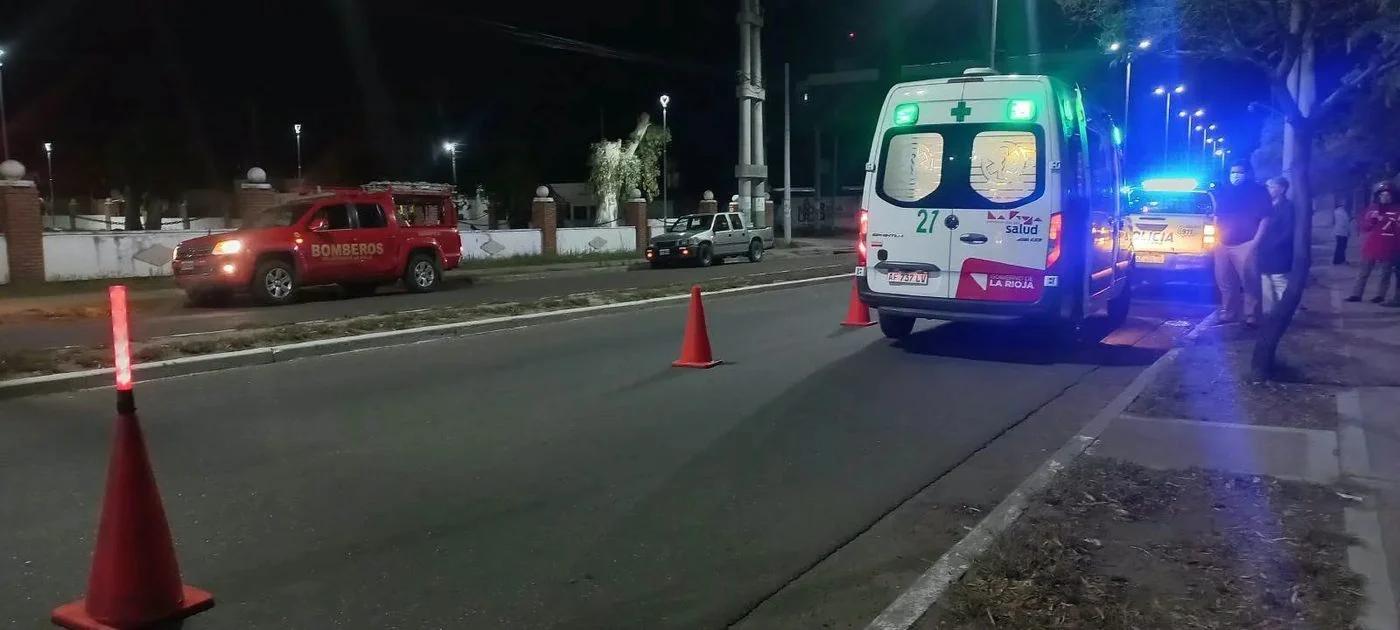 Choque sin heridos en la capital riojana