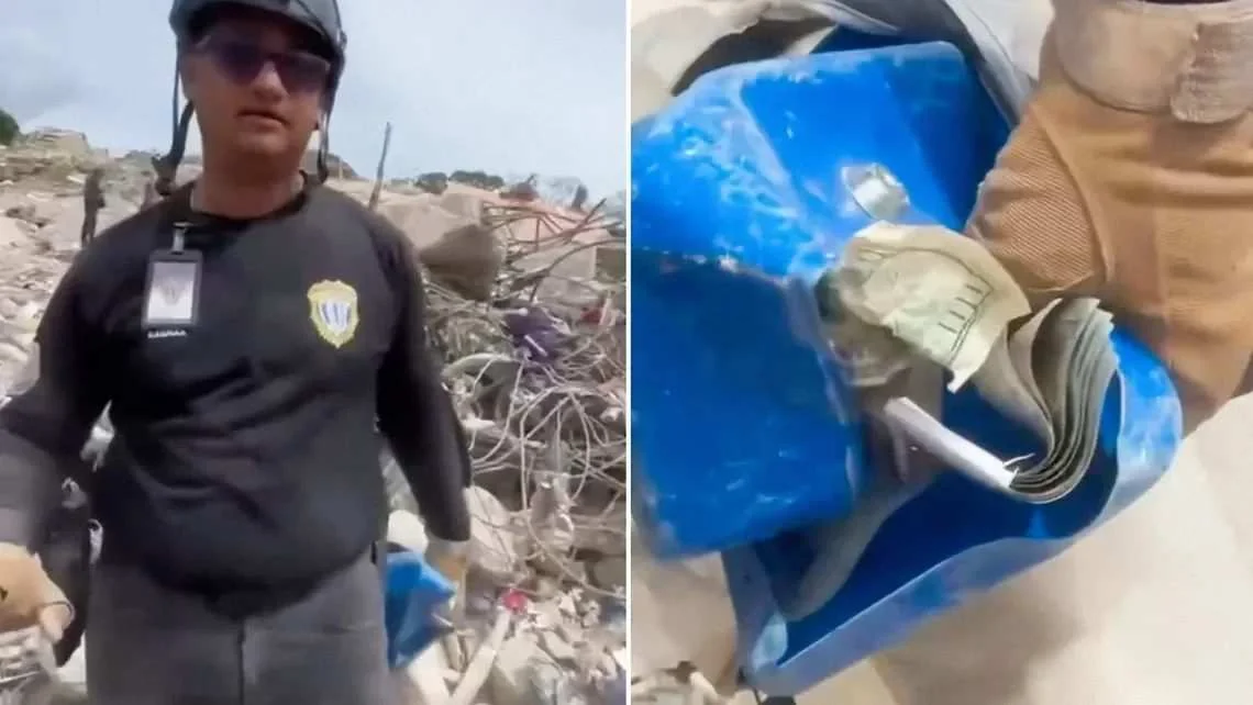 CUATRO POLICÍAS DETENIDOS EN VENEZUELA POR ROBO EN TERREMOTO