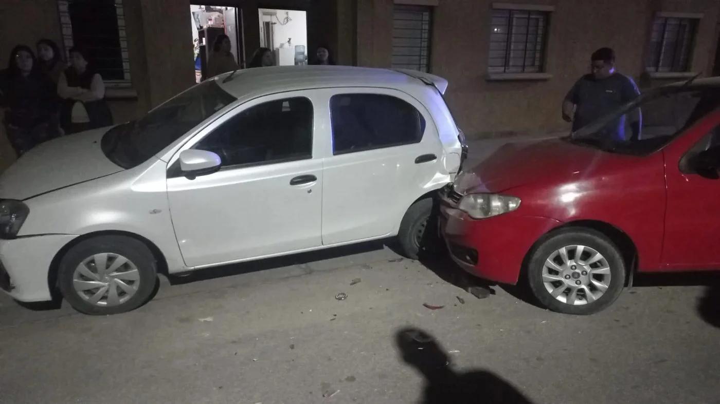 Choque en cadena en el barrio Facundo Quiroga