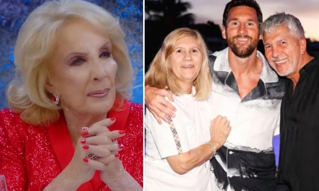 Mirtha Legrand recordó su última charla con el papá de Lionel Messi