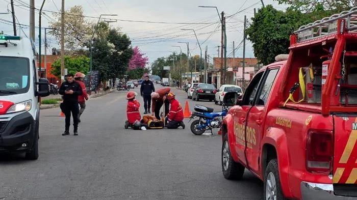 Siniestro vial en Avenida San Nicolás de Bari y Tudcum