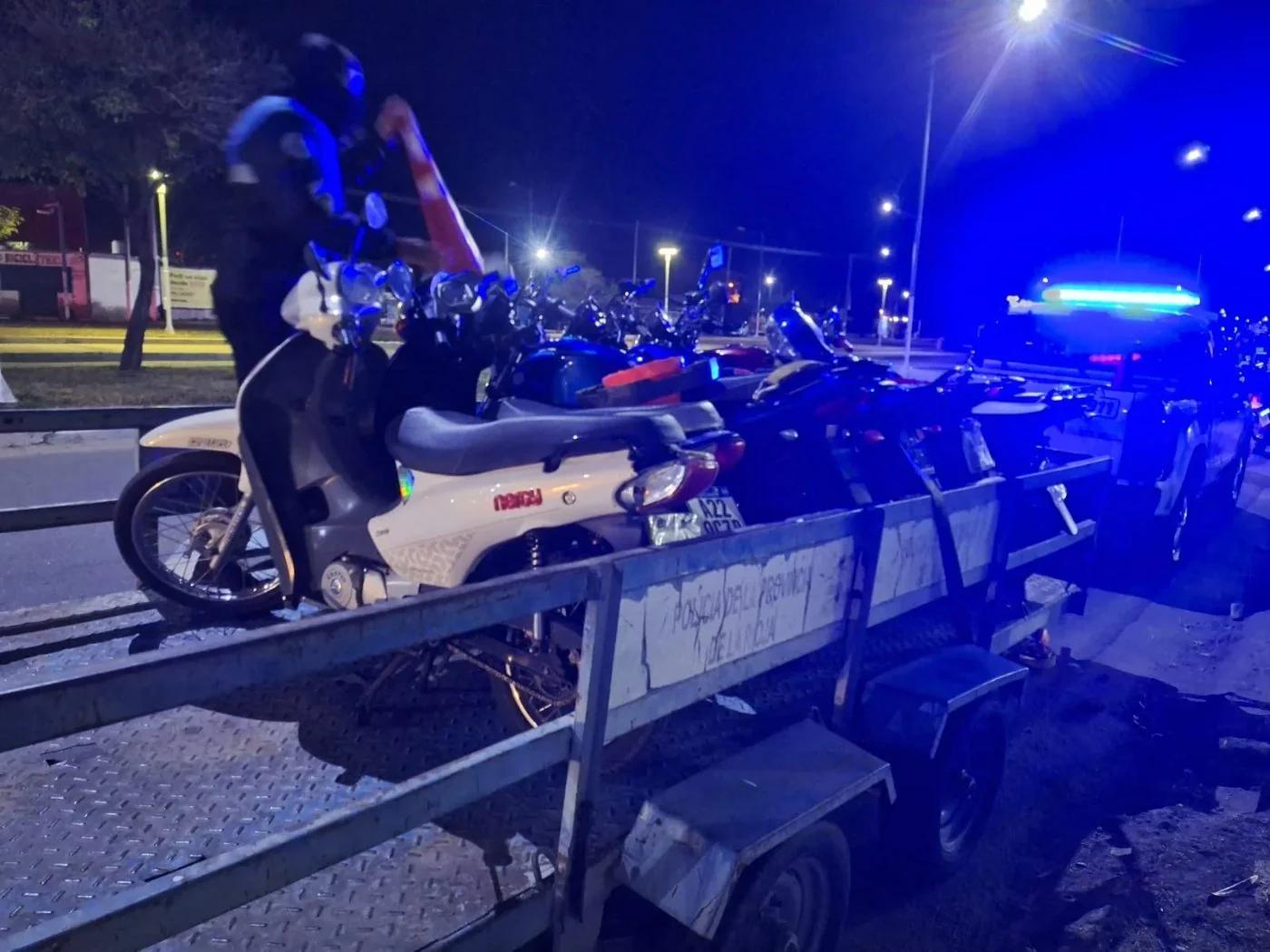 OPERATIVO 'RODADAS' RETIENE 7 MOTOCICLETAS EN CAPITAL