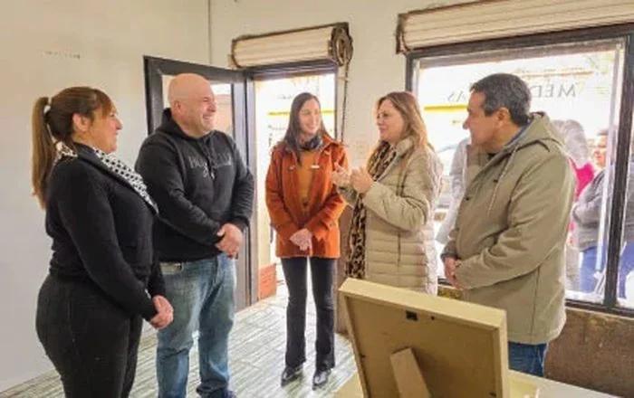 Teresita Madera recorrió obras y emprendimientos en Olta