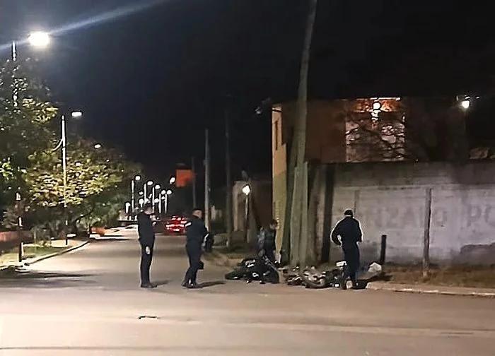GRAVE ACCIDENTE ENTRE MOTOCICLETAS EN BARRIO VARGAS