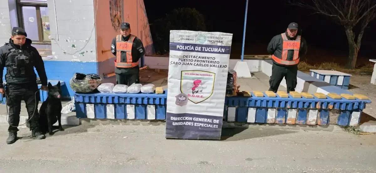 Cuatro detenidos por narcotráfico en La Rioja y Catamarca