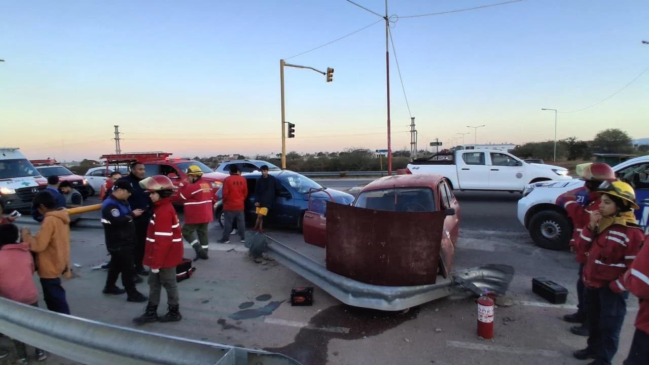 Siniestro vial en Circunvalación: menor hospitalizado tras choque