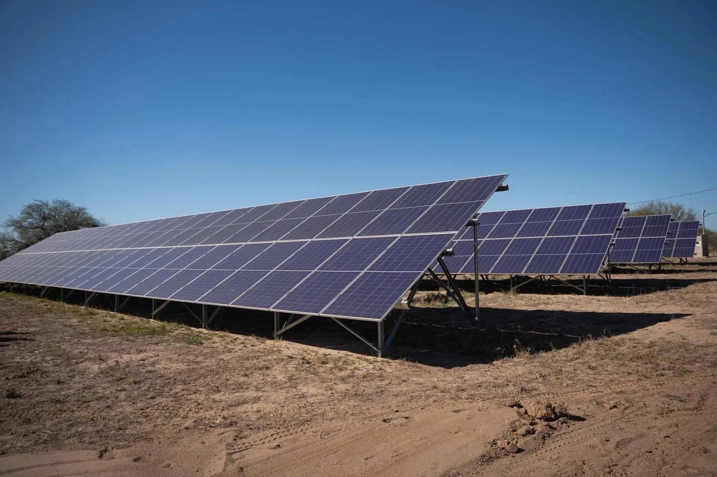 Nuevo parque solar en Chamical para el alumbrado público