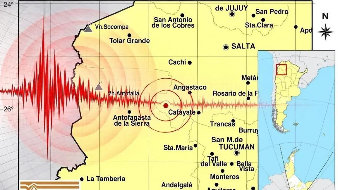 Alerta sísmica: registraron 18 temblores en Salta en menos de dos días