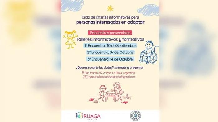 Talleres informativos sobre el proceso de adopción en La Rioja