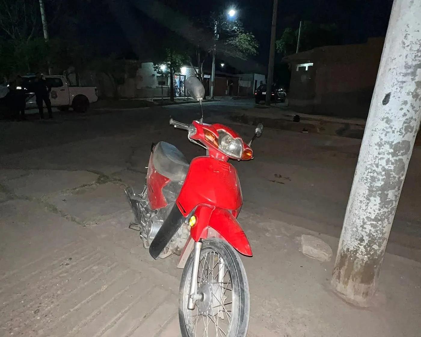 Grave accidente vial en el barrio 20 de Mayo