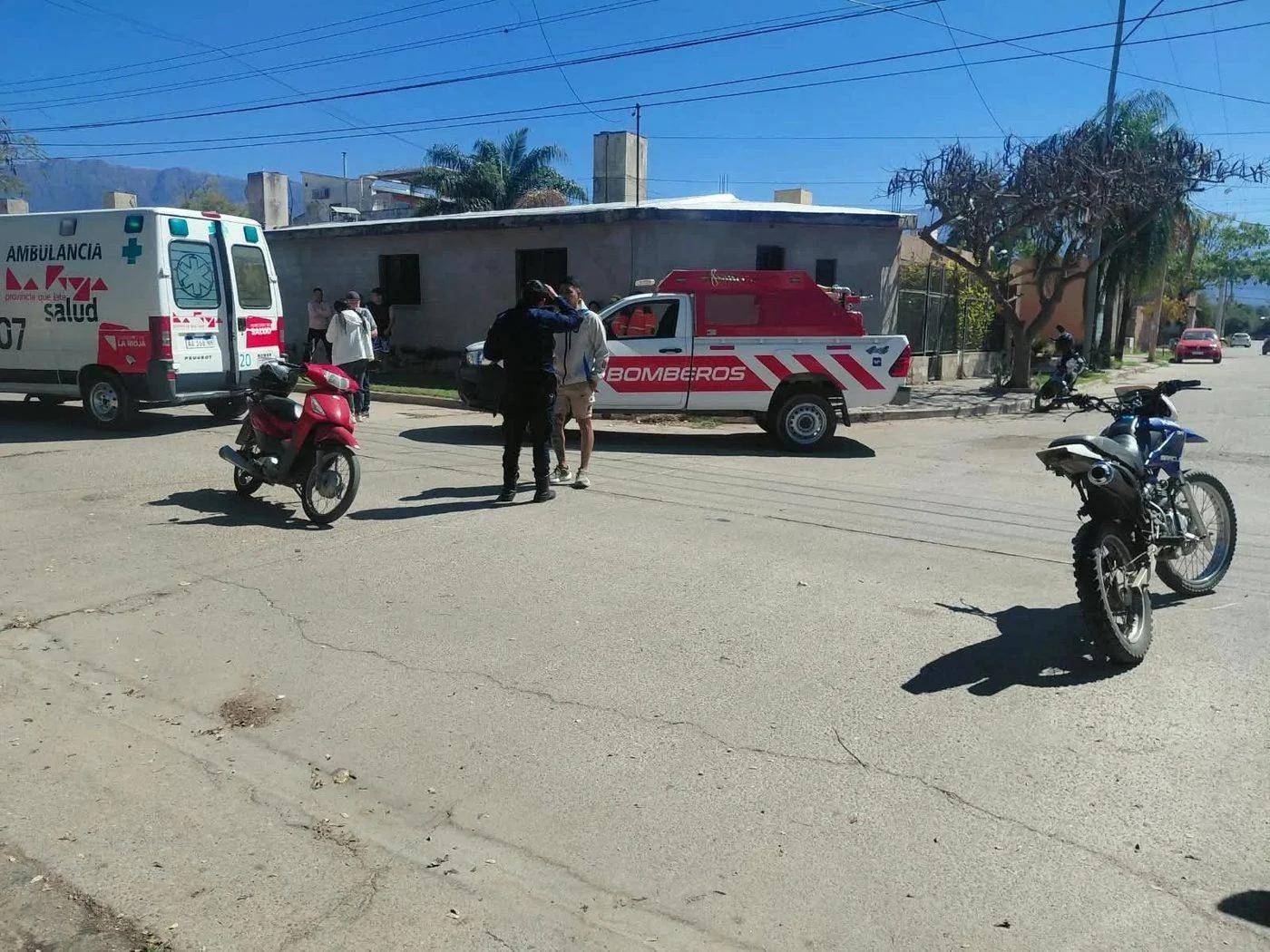 Siniestro vial dejó dos heridos en la Capital
