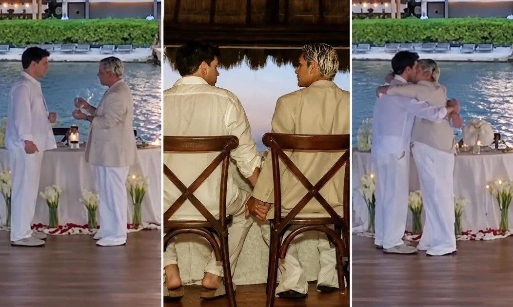 Kennys Palacios se casó en secreto en las playas de Cancún