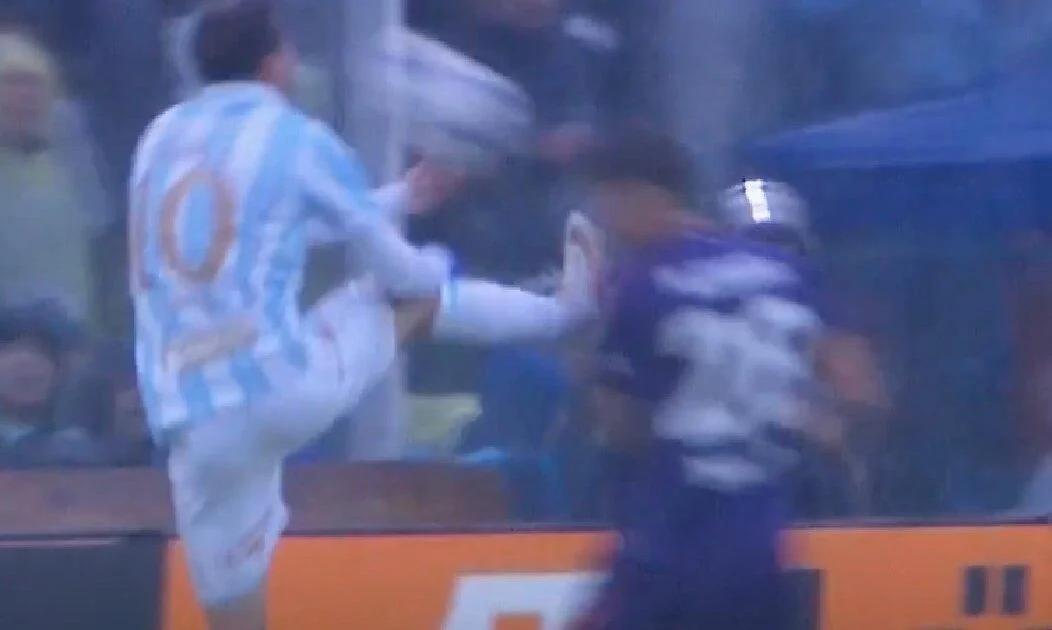 Escalofriante patada a Martinez Quarta en Tucuman