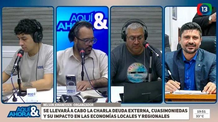 Charla sobre deuda externa y cuasimonedas en la UNLaR
