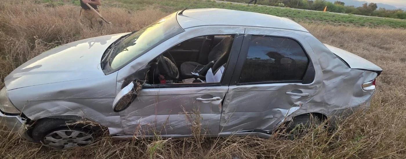 Vuelco en Ruta 38: un conductor se quedó dormido al volante
