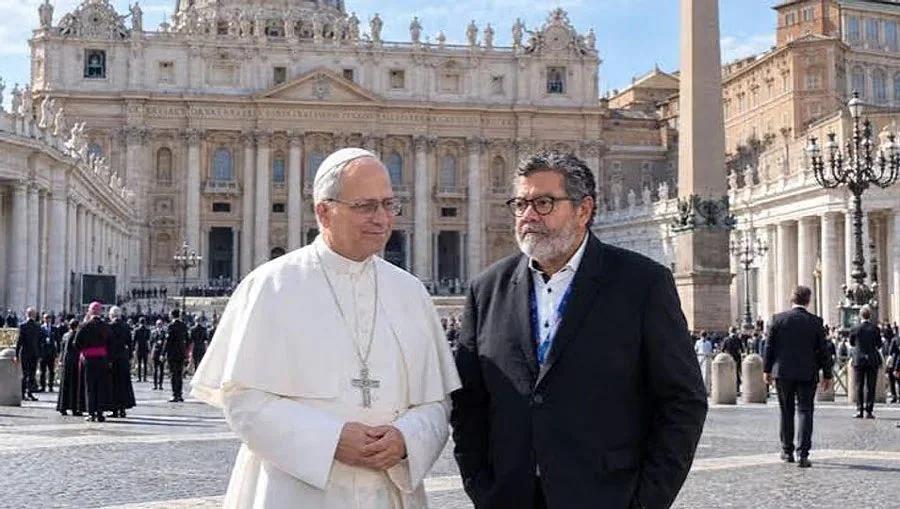 La CGT expuso la crisis argentina y el impacto de la IA ante el Papa Francisco