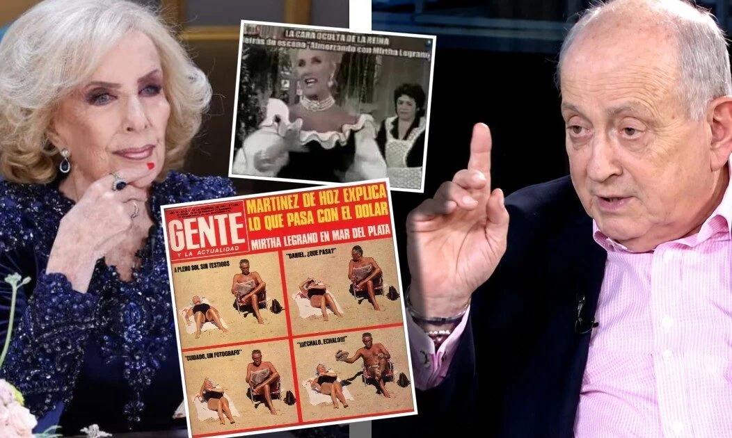 El enfrentamiento histórico entre Mirtha Legrand y Chiche Gelblung