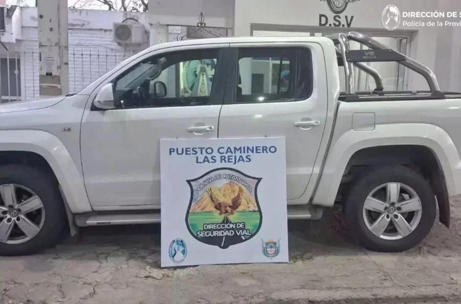 Secuestraron una camioneta con pedido de captura en Catamarca