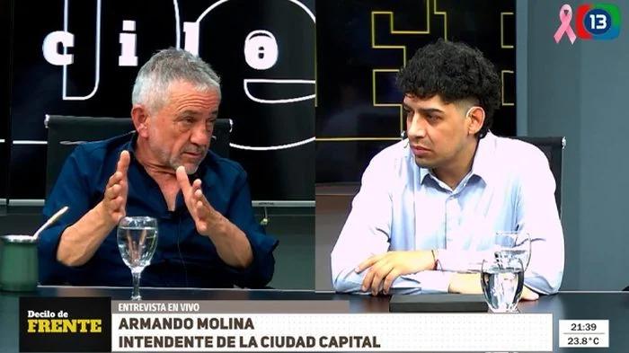Armando Molina defendió su gestión al frente de la Capital