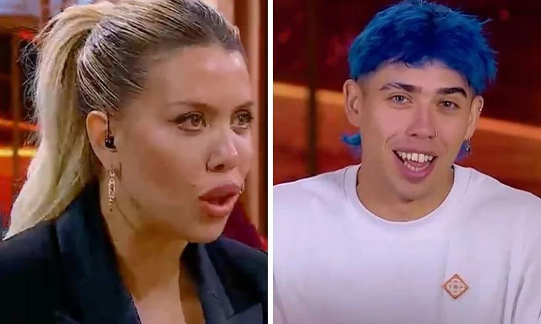 Wanda Nara incomodó a Luck Ra en MasterChef con preguntas sobre La Joaqui