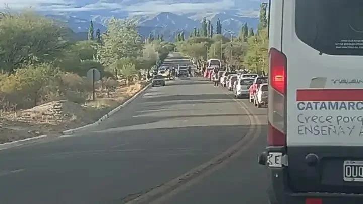 Corte total en la Ruta 40 por falta de agua