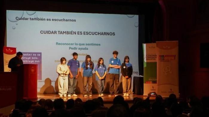 Estudiantes riojanos presentaron proyectos de salud mental escolar