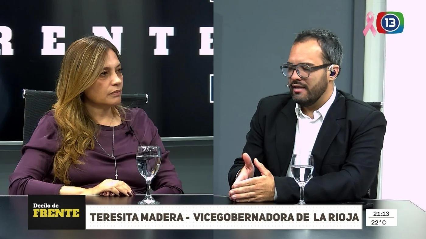 Teresita Madera cuestionó el modelo económico de Javier Milei
