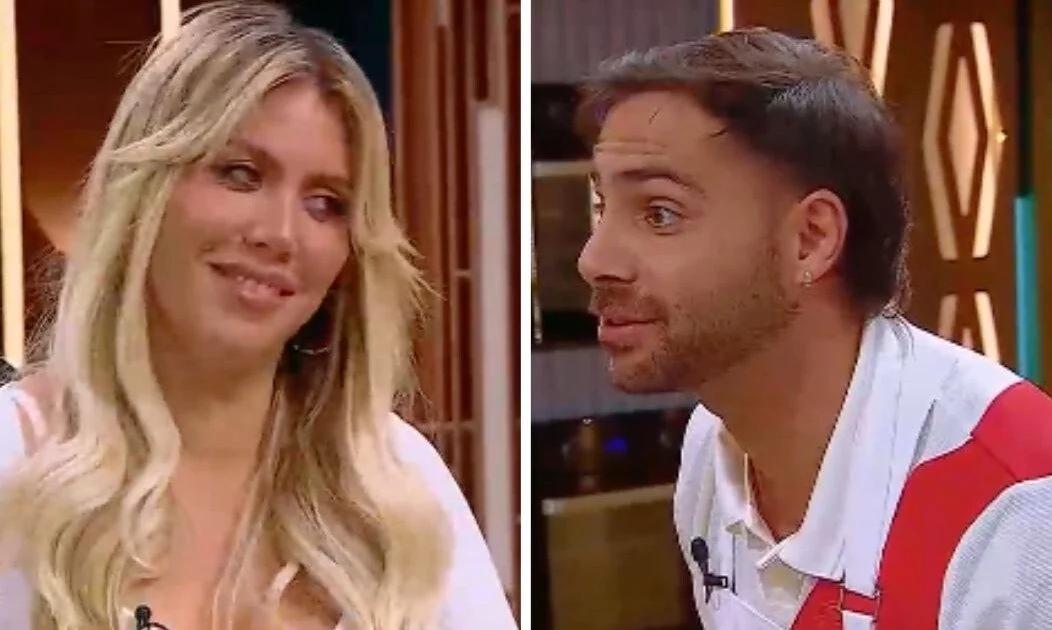 El picante intercambio entre Wanda Nara y Grego Rosselló en MasterChef