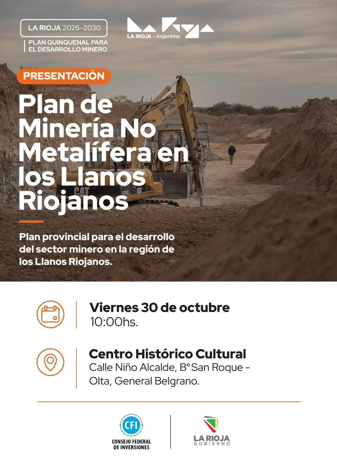Presentan en Olta un plan para impulsar la minería no metalífera en los Llanos