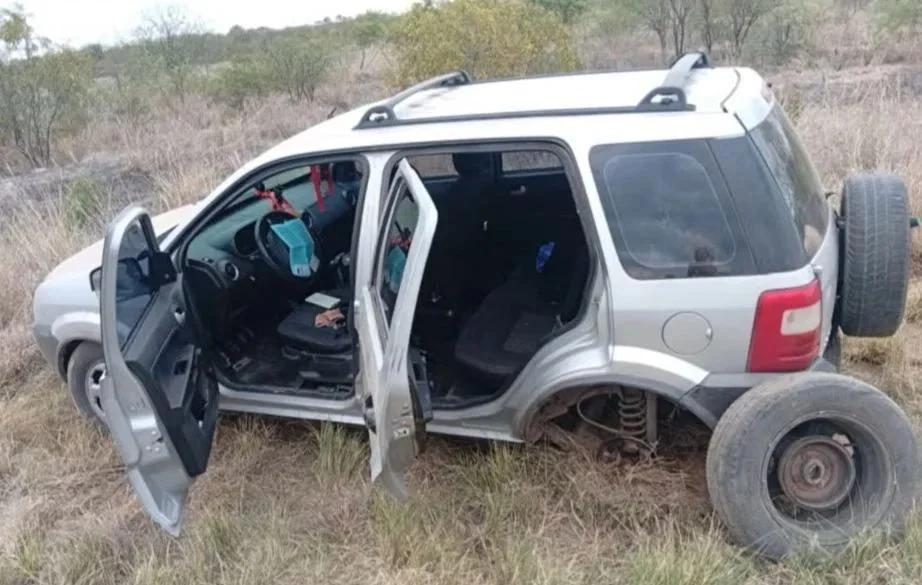 Ilesos tras reventar un neumático en la ruta cerca de Chepes