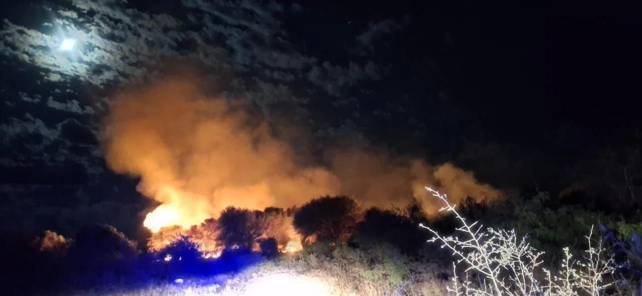 Se reavivó un incendio forestal en la estancia Los Molinos de Chamical