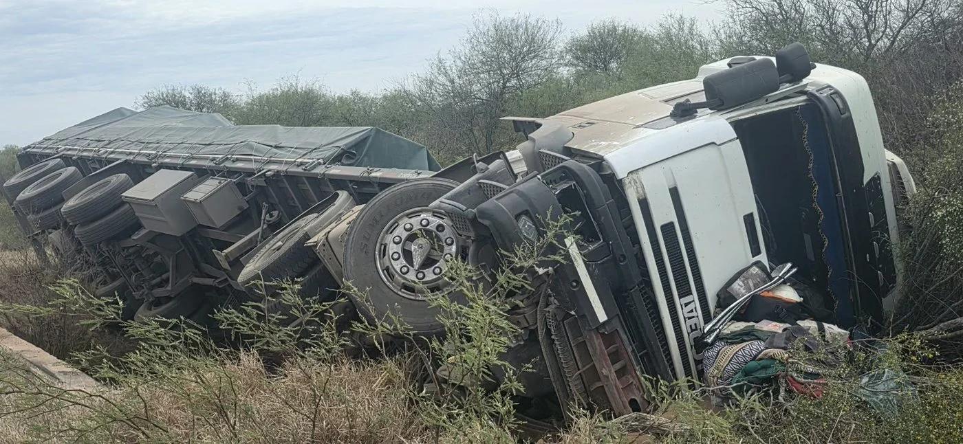 Postergaron el retiro del camión con azúcar en Patquía