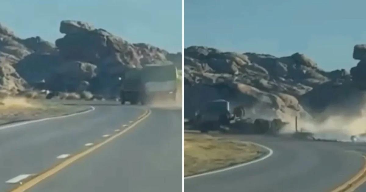 Camión perdió el acoplado en las Altas Cumbres