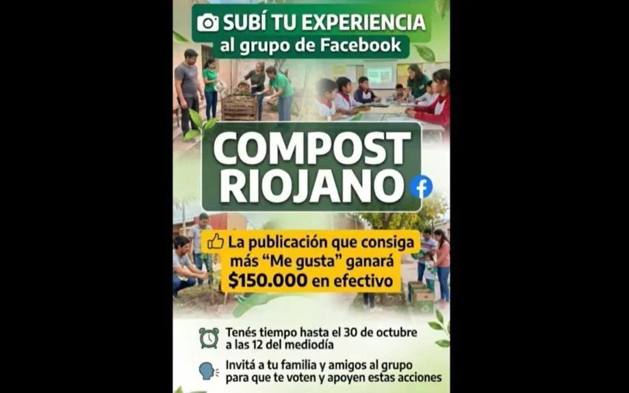 Concurso de compostaje: premios de hasta 150 mil pesos en La Rioja