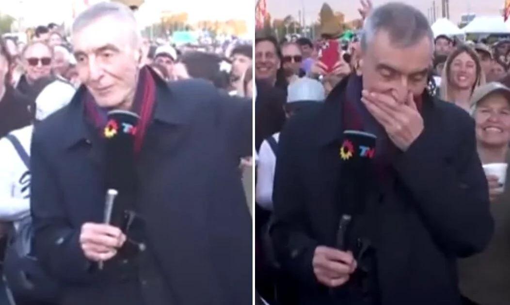 Nelson Castro se emocionó hasta las lágrimas en la Peregrinación a Luján