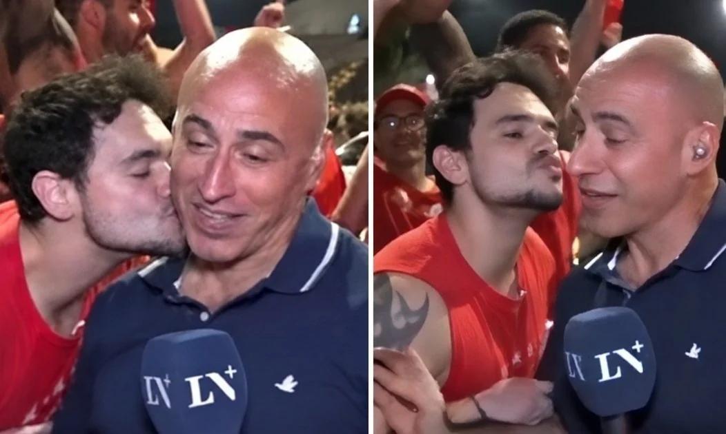 El momento viral de Esteban Trebucq en Brasil