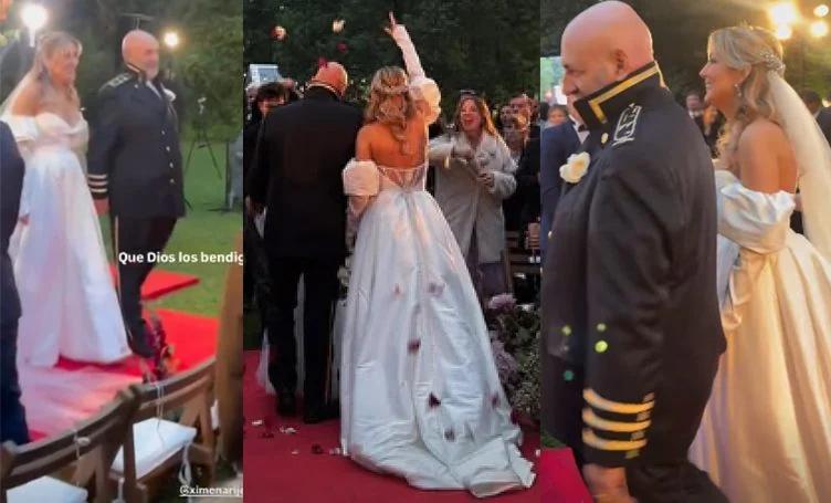 Santiago Cuneo dio el si en una boda llena de famosos